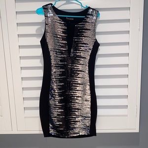 Like new NYE glitter black dress! Only worn once